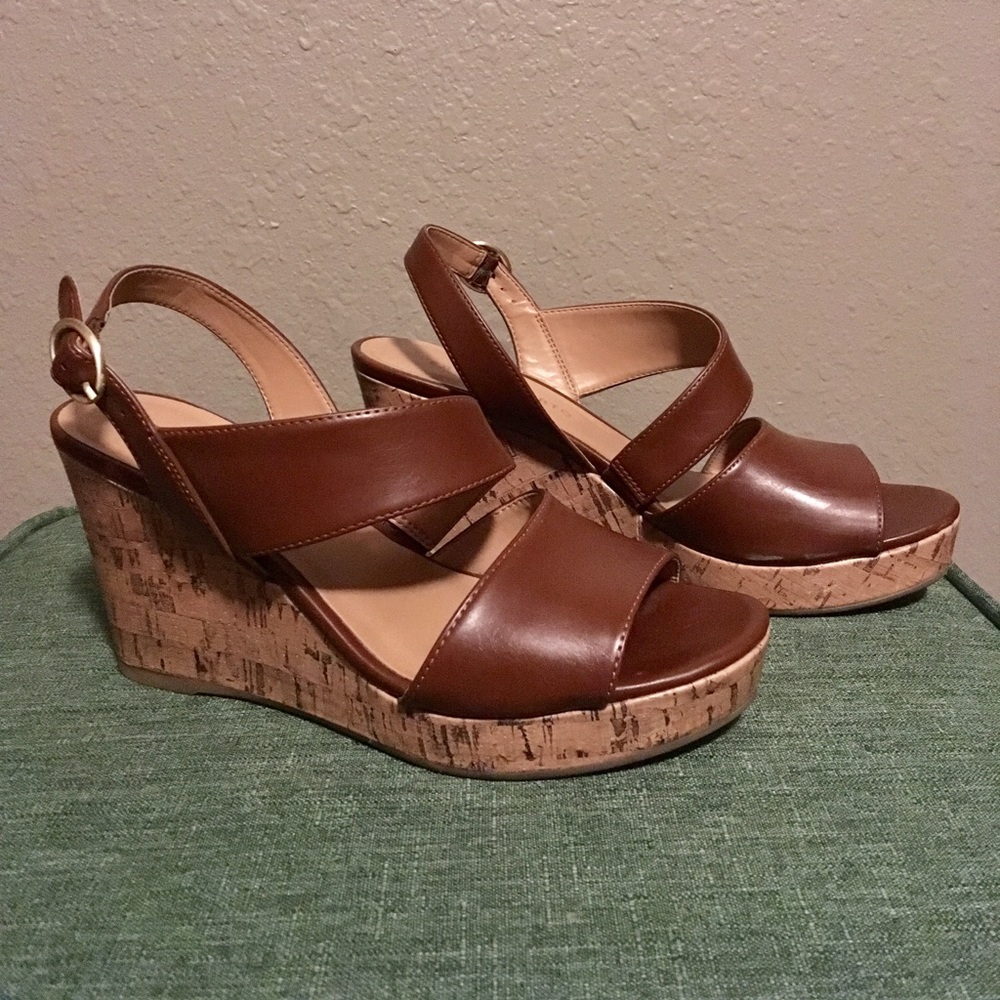 Franco Sarto cork wedge